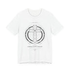 Geometric Cross-  (Front Print) Short Sleeve