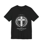 Geometric Cross-  (Front Print) Short Sleeve