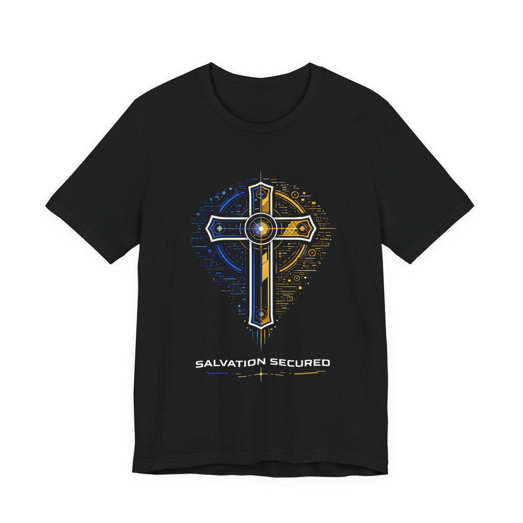 Salvation - Blue/Gold (Front Print) Short Sleeve