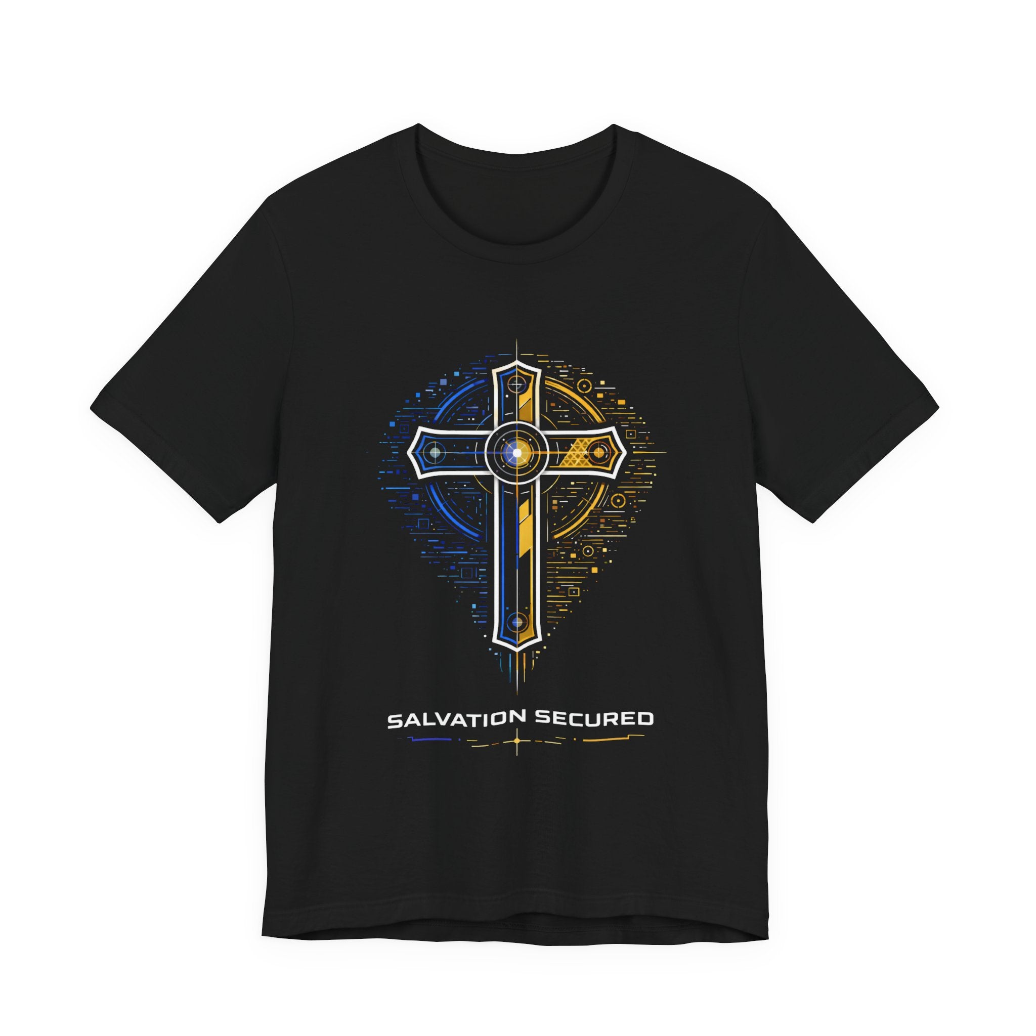 Salvation - Blue/Gold (Front Print) Short Sleeve