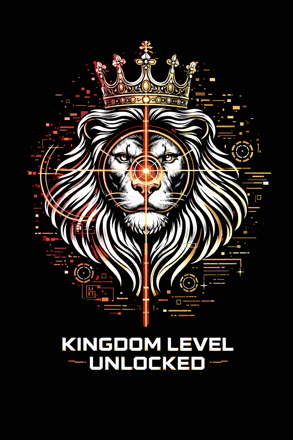 Kingdom Level Red/Gold - (Back Print)