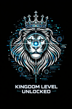 KNGDM Level - Blue (Front Print) Short Sleeve