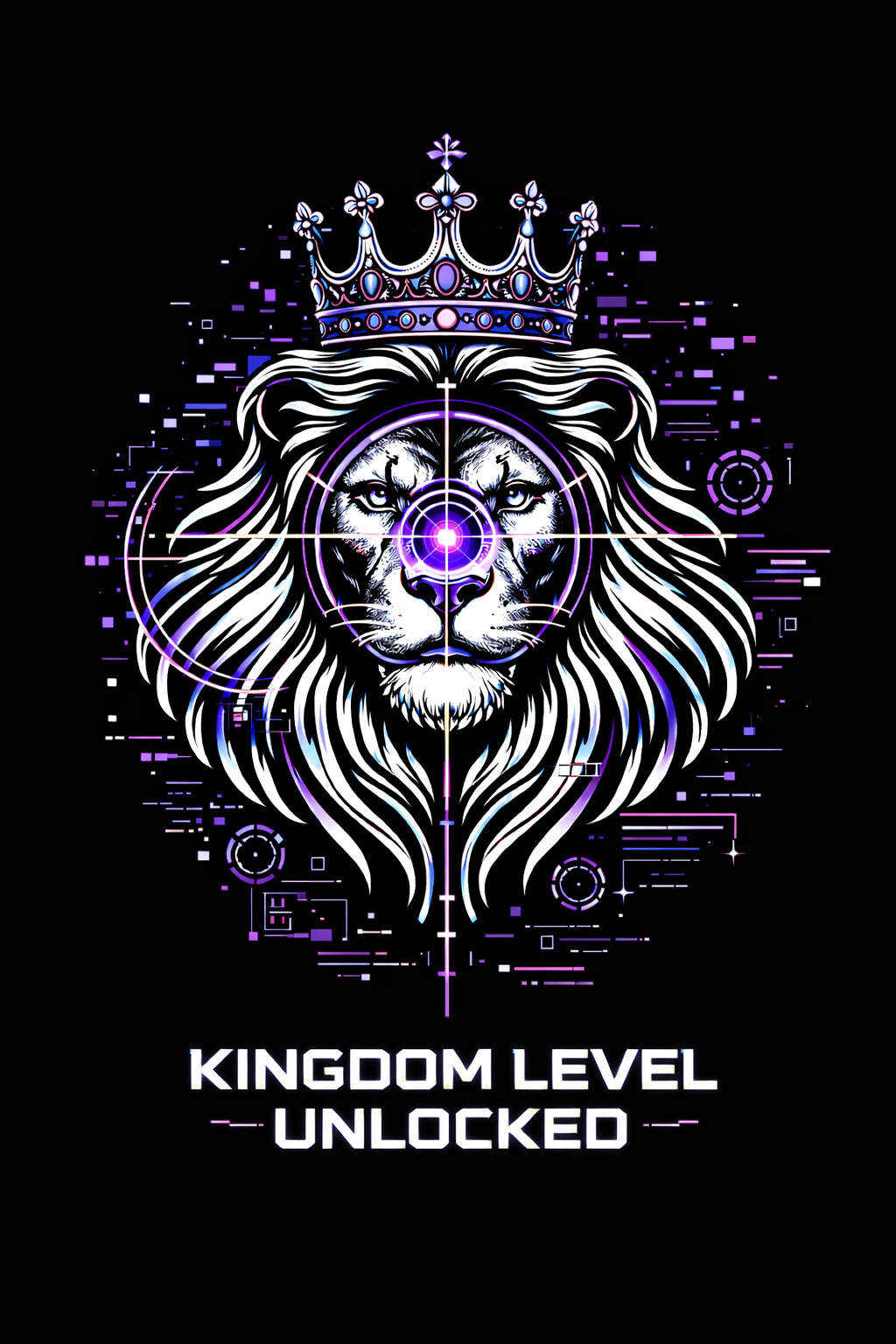 KNGDM Level - Purple (Front Print) Short Sleeve