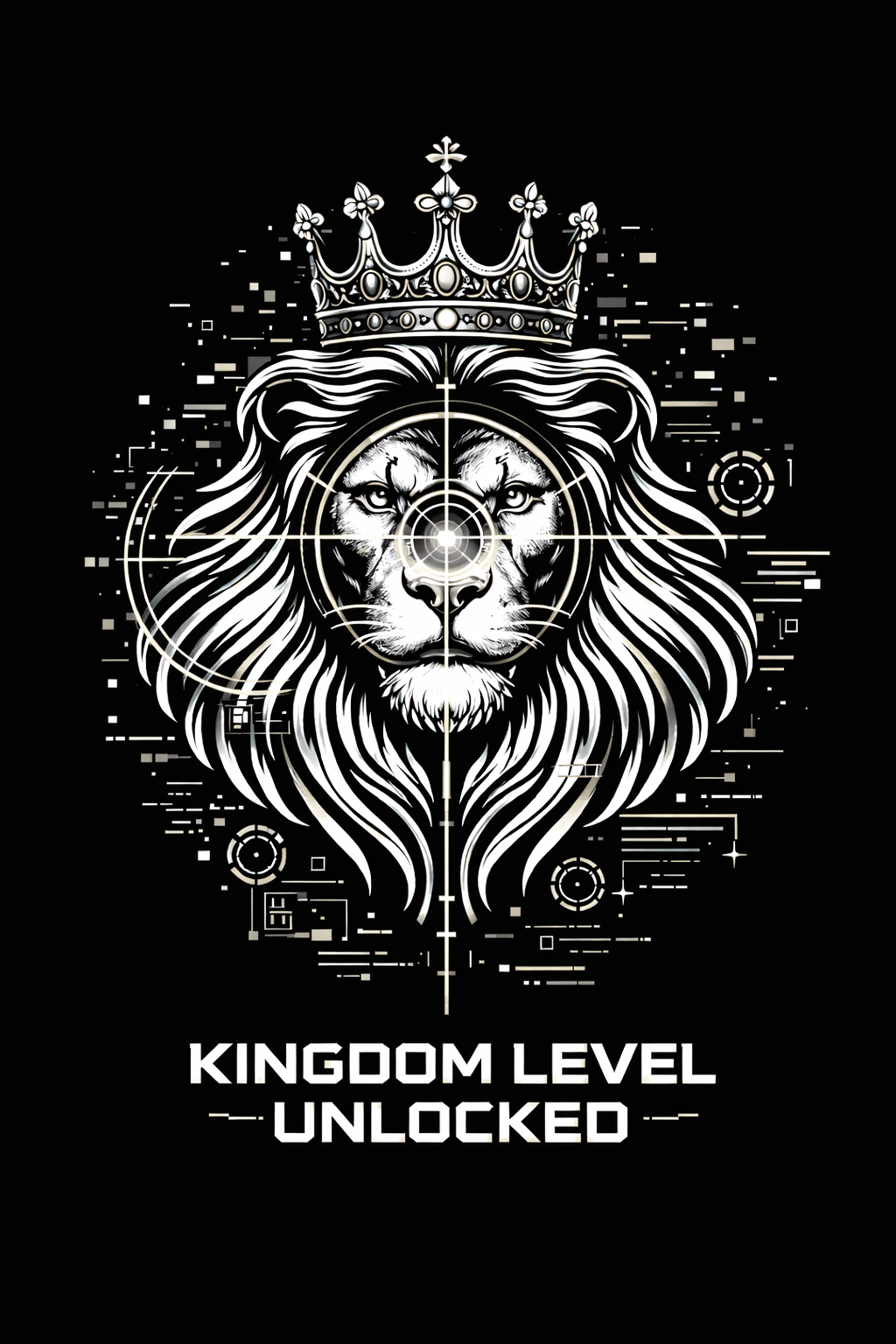 KNGDM Level - White (Front Print) Short Sleeve