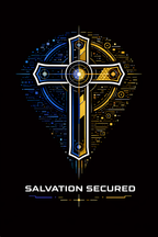 Salvation - Blue/Gold (Front Print) Short Sleeve