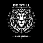 Be Still Lion-  (Front Print) Short Sleeve