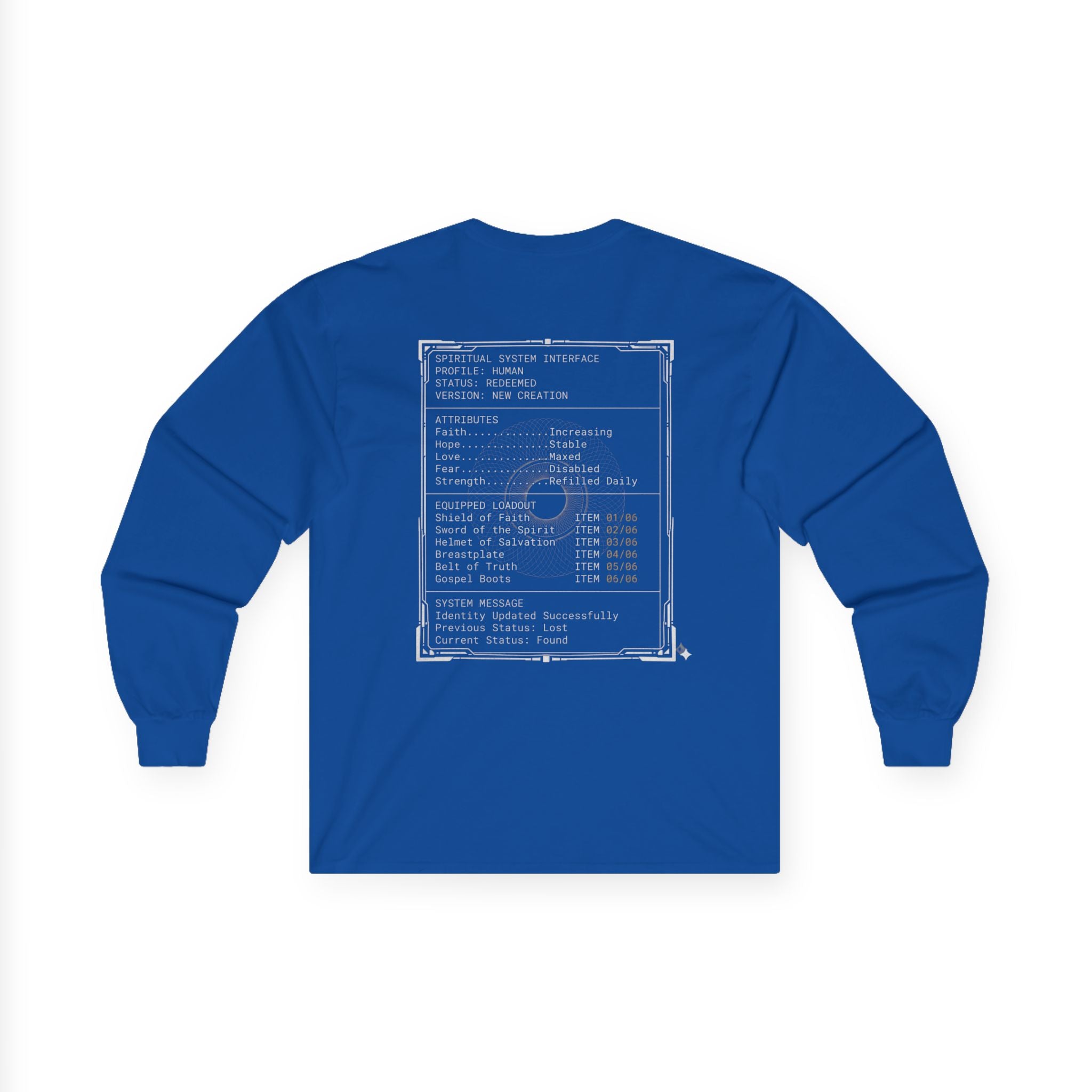 Armor of God Interface (Back Print)