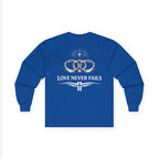 Copy of  "Love Never Fails" Long Sleeve Tee