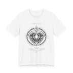 Geometric Heart-  (Front Print) Short Sleeve