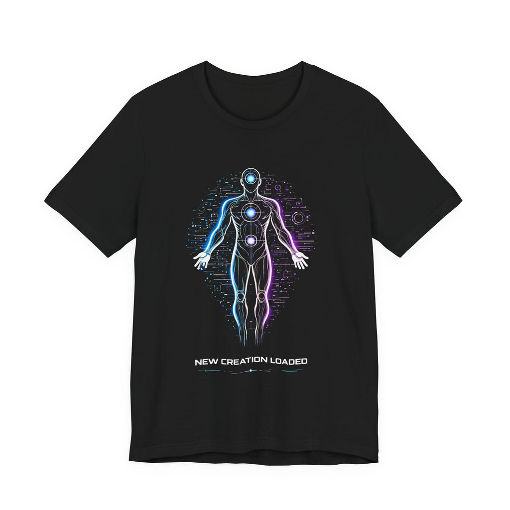 NEW Creation - Blue/Purple (Front Print) Short Sleeve