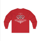 Copy of  "Love Never Fails" Long Sleeve Tee