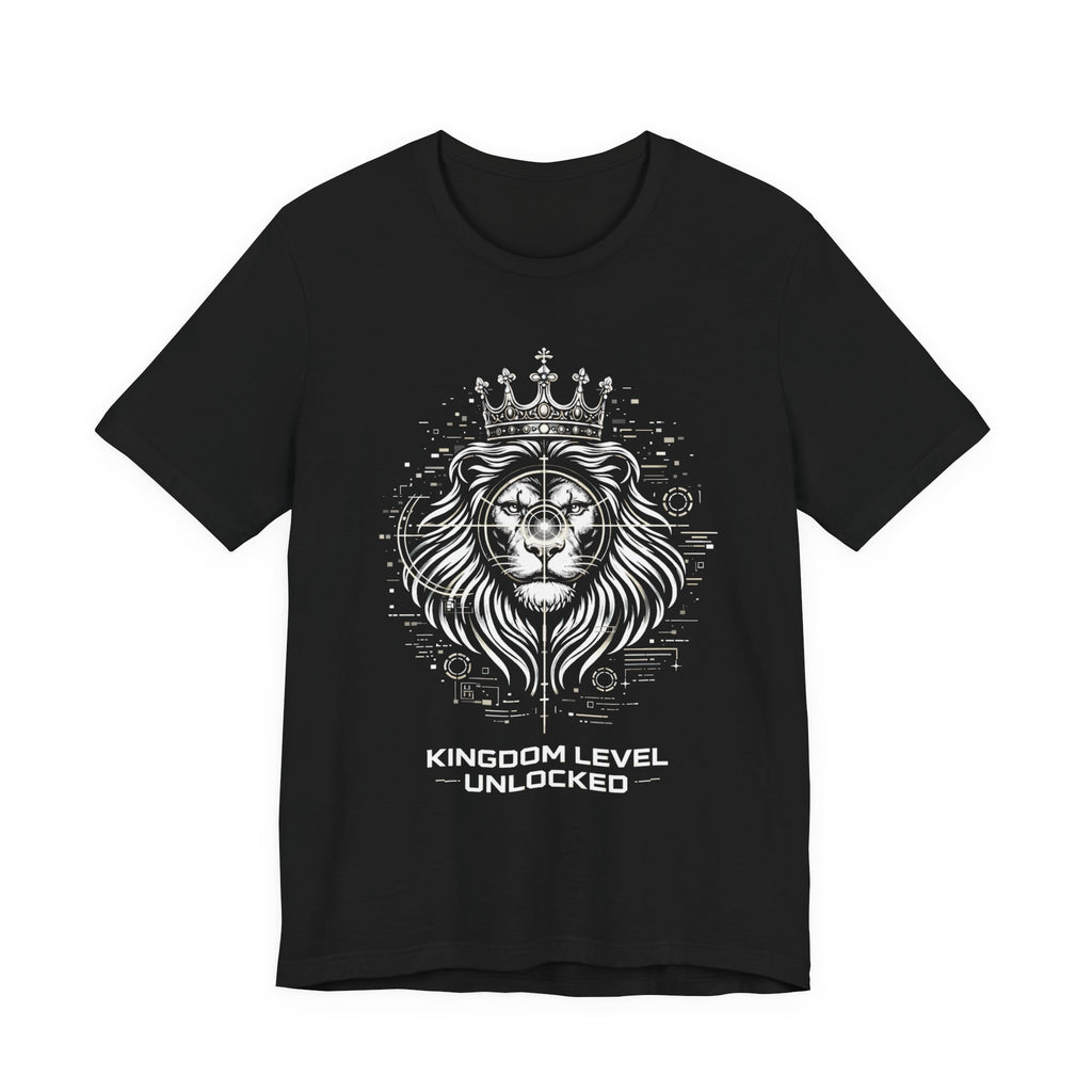 KNGDM Level - White (Front Print) Short Sleeve