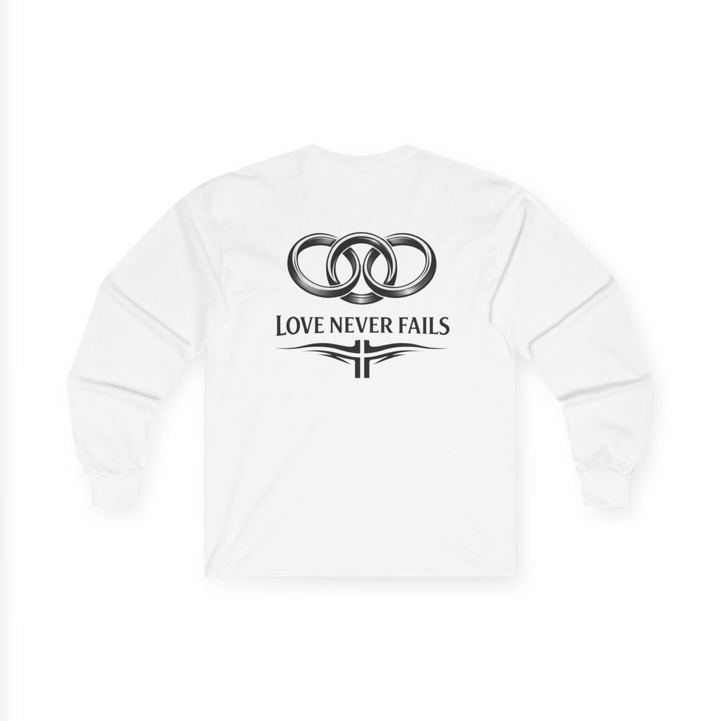 "Love Never Fails" Long Sleeve Tee