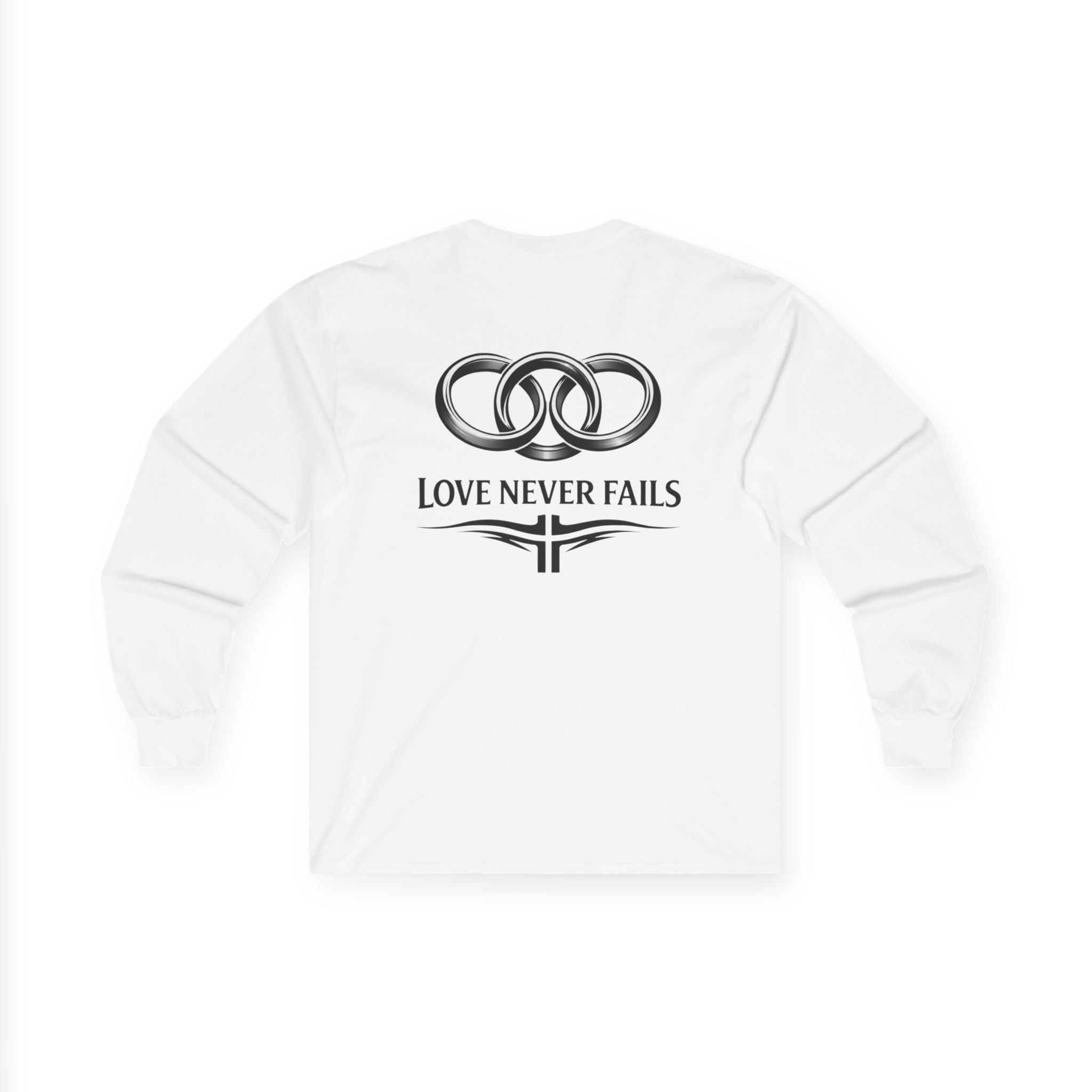 "Love Never Fails" Long Sleeve Tee
