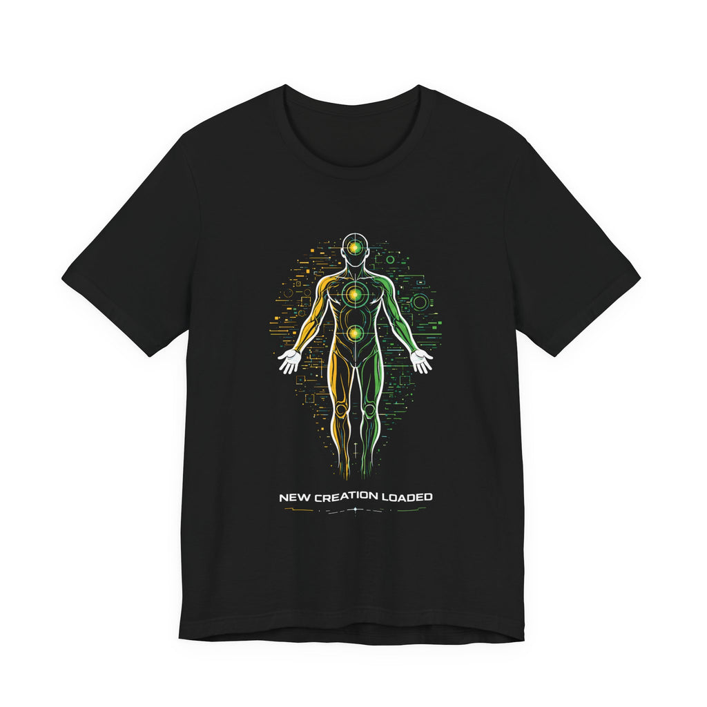 NEW Creation - Gold/Green (Front Print) Short Sleeve